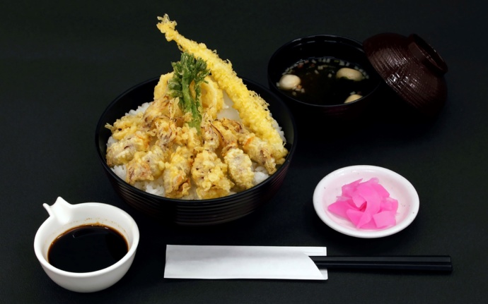 ホタルイカ天丼