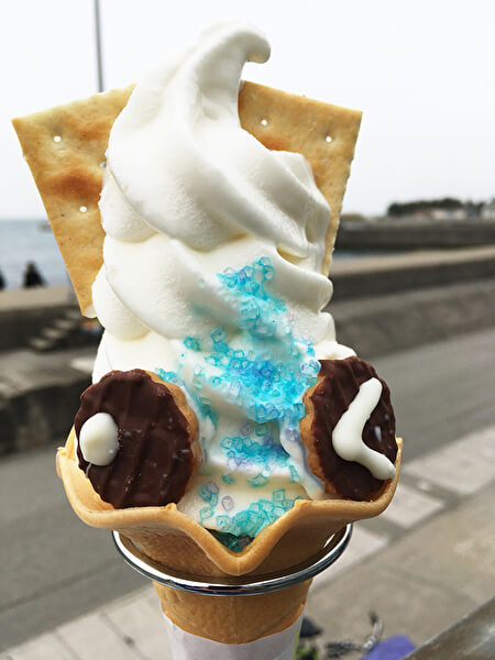 ほたるいかソフトクリーム