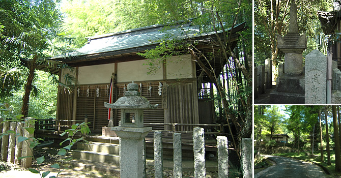 生身天満宮内の武部源蔵社