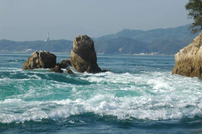 中渡島の潮流