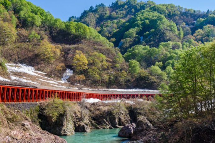 「六十里越峠」から見える風景