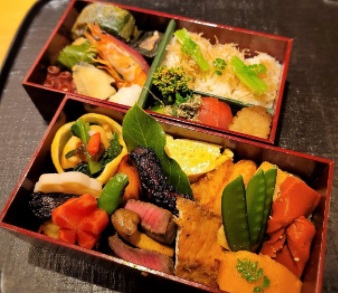 東京都中央区銀座にある「いしづか」の割烹会席弁当（2,200円）