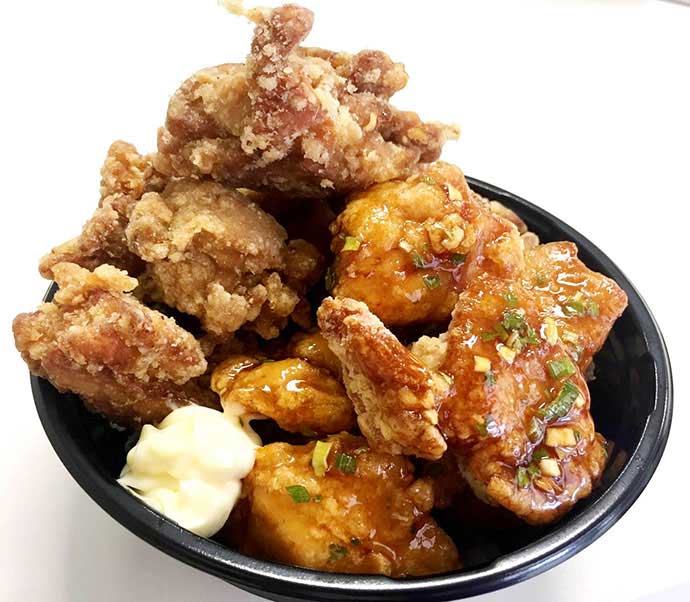からあげ家奥州いわい 秋葉原本店のむろね山盛丼