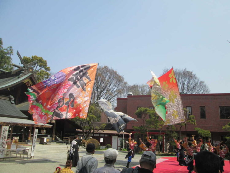 神奈川県秦野市にある出雲大社相模分祠の秦野元気まつり~よさこいソーラン祭り~
