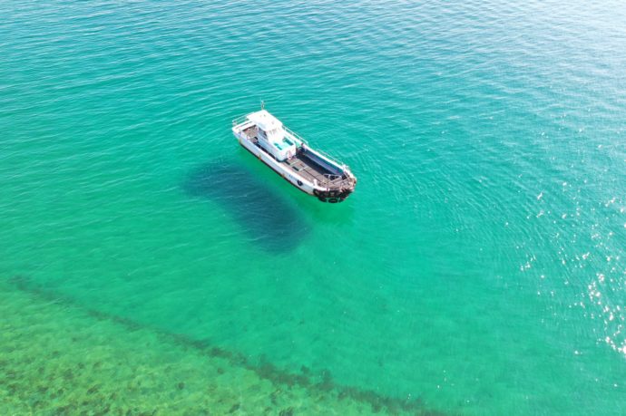 和歌山県有田市にある無人島・地ノ島の安全対策