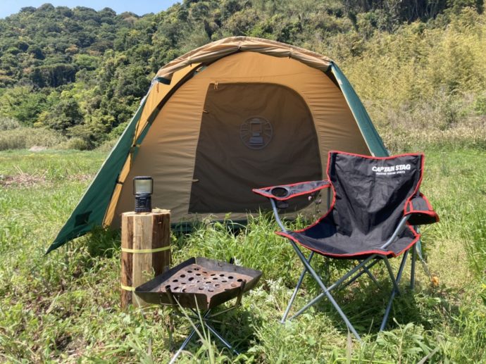 和歌山県有田市にある無人島・地ノ島でレンタルできる道具