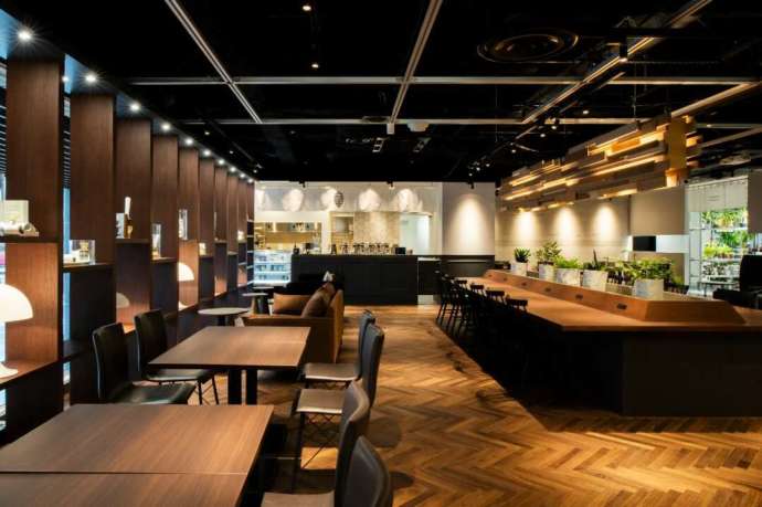 「JOHNSON'S TEA LOUNGE」の店内の様子