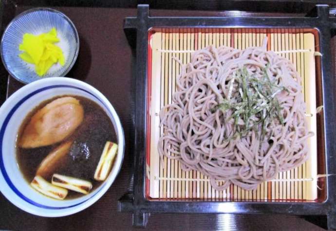上品の郷の食事処古ばやしの鴨せいろの写真