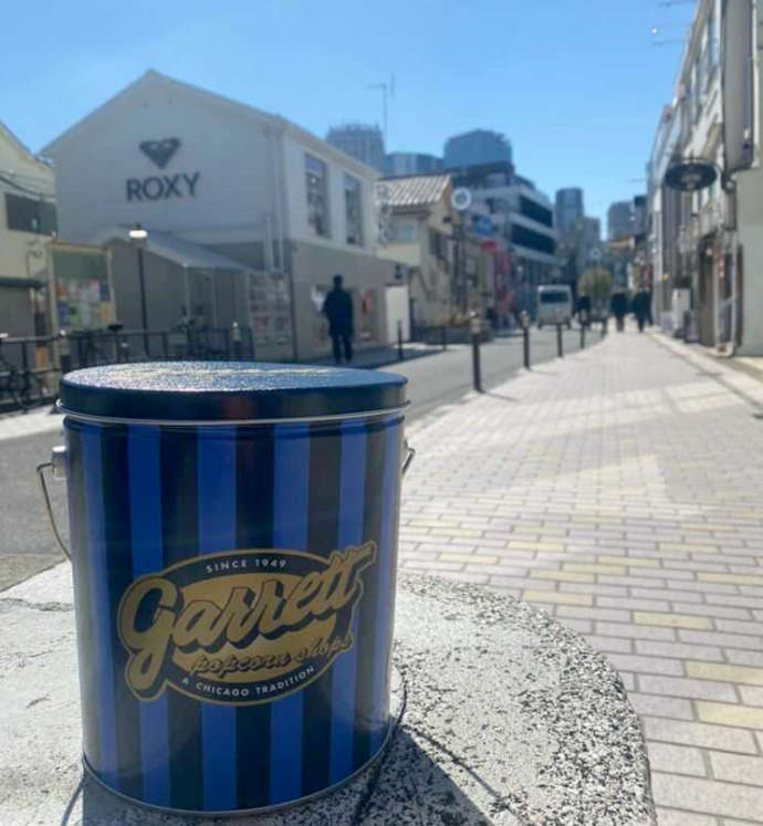 キャットストリートに置かれたギャレットのポップコーン