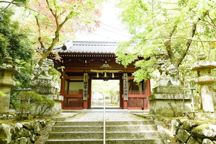 大阪府高槻市にある神峯山寺の山門