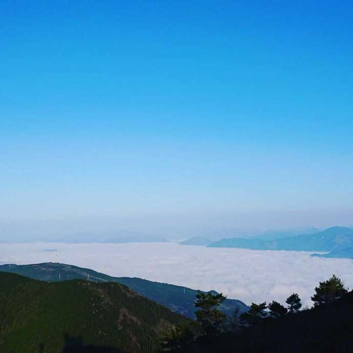 梶ヶ森から望む雲海