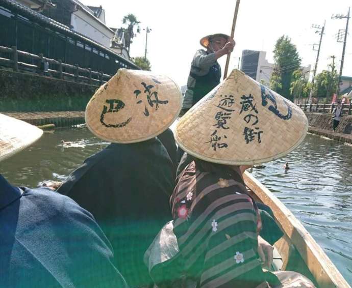 蔵の街遊覧船の風景