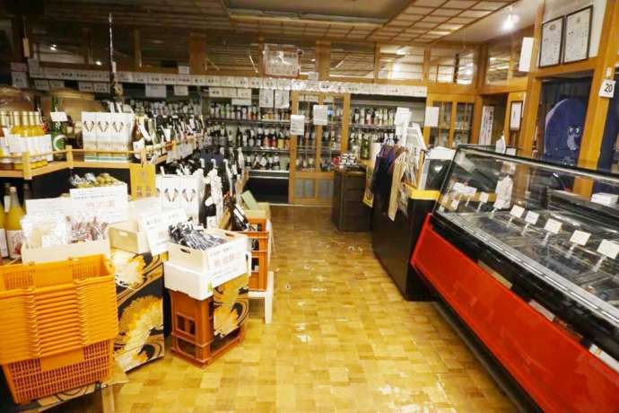 「ジェラート札幌果林樹」の店内