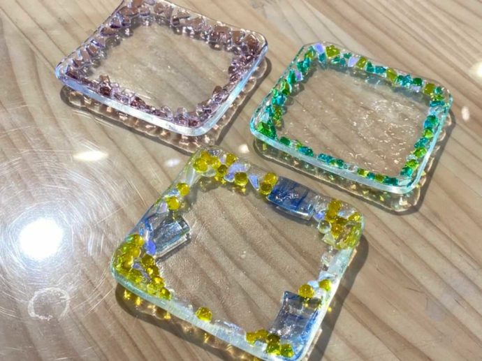 お皿体験の作品