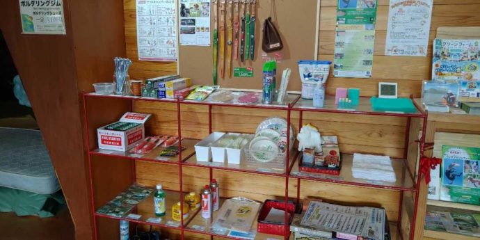 オートキャンプ森のかわなべの売店