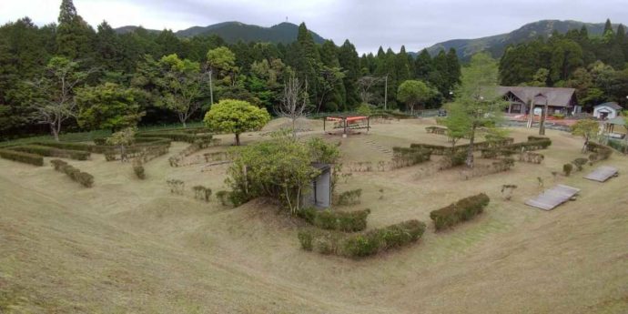 オートキャンプ森のかわなべのドッグラン兼MTBコース