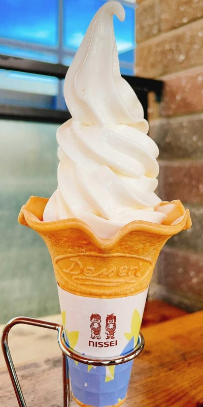 遣唐使ふるさと館にあるソフトクリーム
