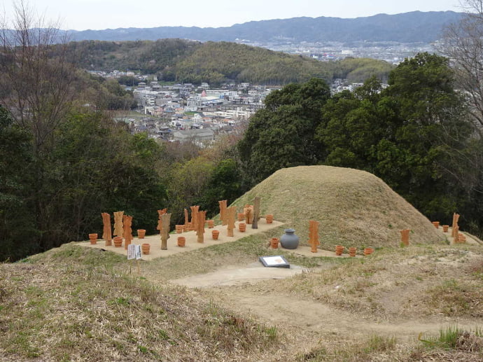 和歌山県立紀伊風土記の丘の特別史跡岩橋千塚古墳群前山A58号墳