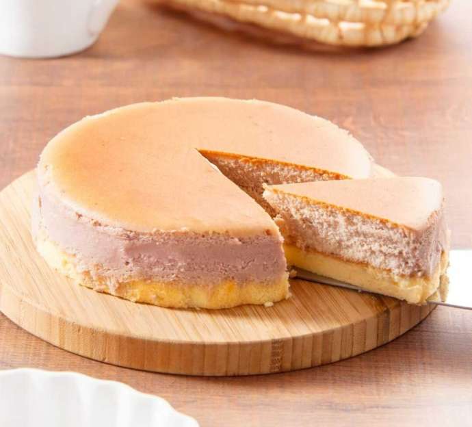 木更津のブルーベリーを使用したブルーベリーチーズケーキ
