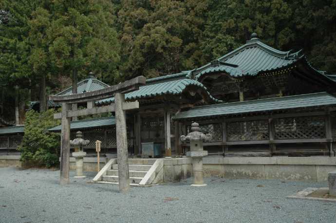 金剛峯寺がおかれる和歌山県伊都郡高野山の徳川家霊台