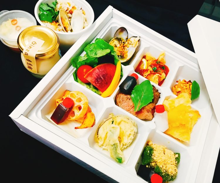 香季庵の10品コースのお弁当