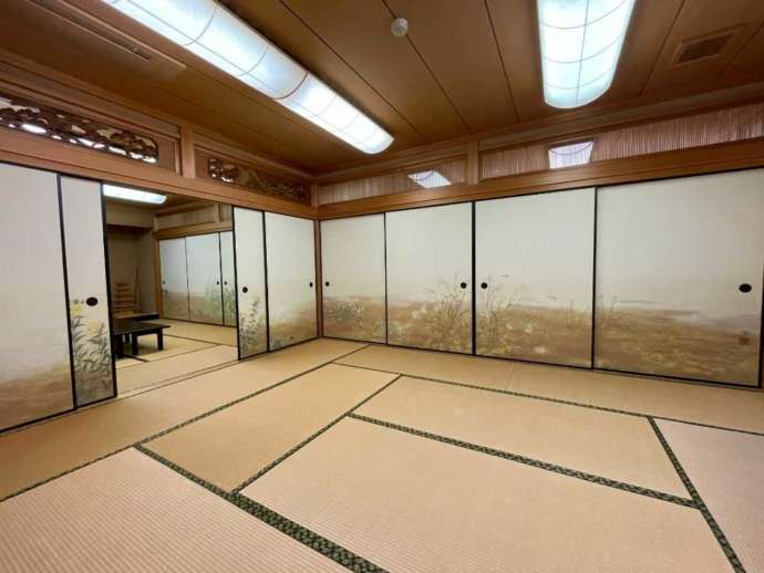 正法寺の書院にある「西山賛歌」冬