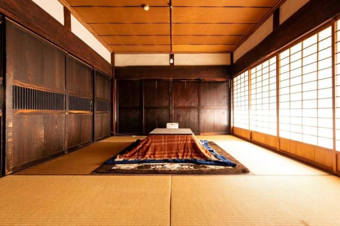 益子陶芸倶楽部にある宿泊施設の大部屋