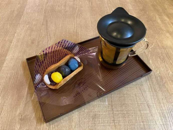 松崎ろうるとドリンクのセット