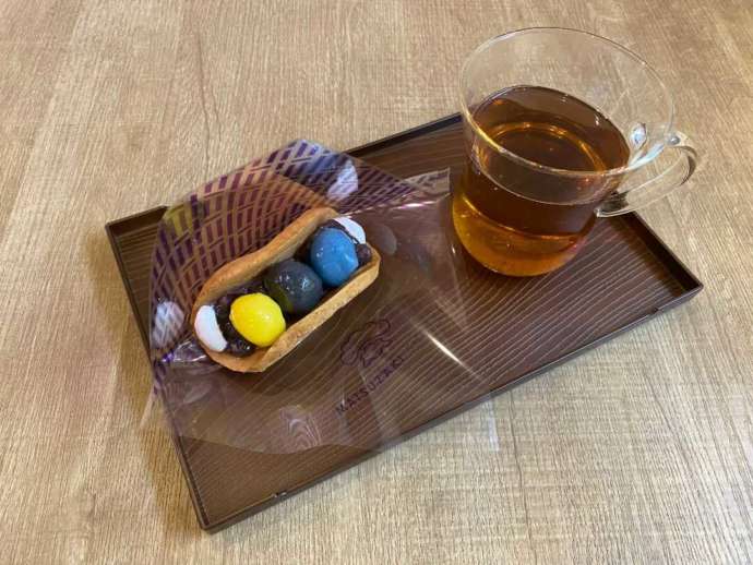 松崎ろうるとほうじ茶セット