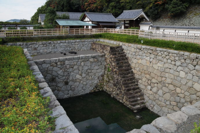 二之丸史跡庭園の大井戸遺構