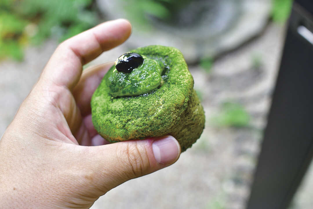 ミカサデコ＆カフェ キョウトの抹茶パフィン