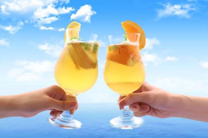 ミエレのレモンモヒートビールとオレンジモヒートビール