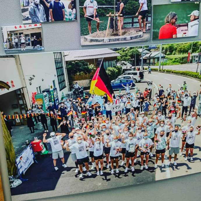 オリンピック・パラリンピックのカヌードイツチームの写真
