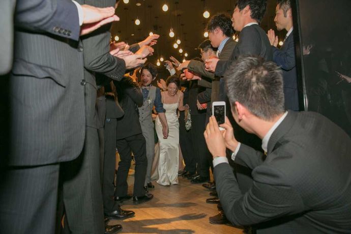 東京都港区にあるモスクロストーキョーのレストランウェディングの会場の様子