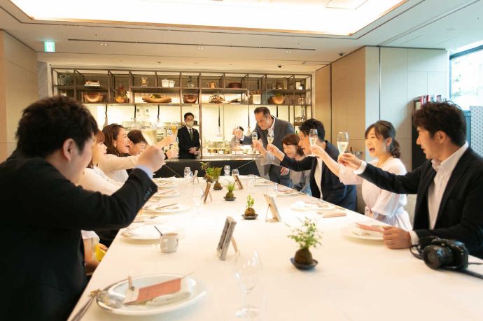 東京都港区にあるモスクロストーキョーのレストランウェディング