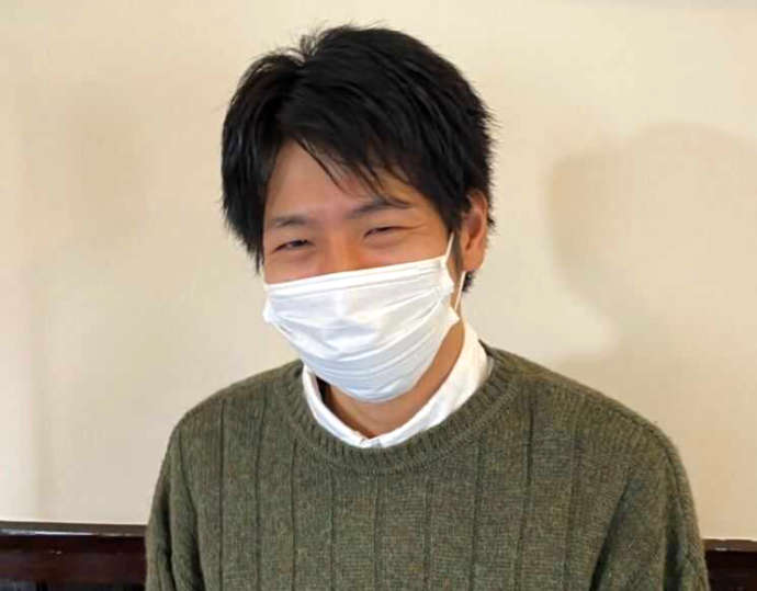 出島レセプション担当の竹野さんの写真