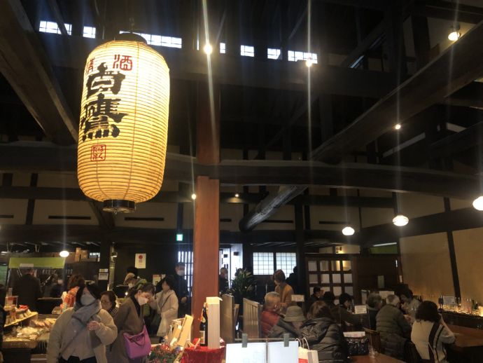 酒蔵通りエリアにある酒蔵直営のショップ
