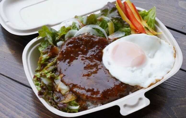 オーシャンテラスのロコモコ丼
