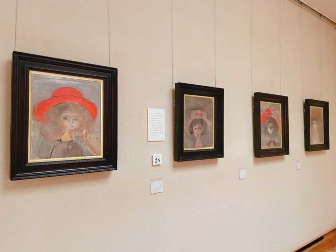 織田廣喜の作品「少女」