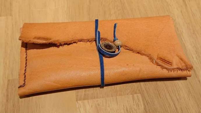 鹿革クラフト体験で作れるポーチ