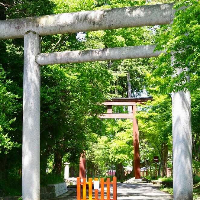 大前神社の表参道一の鳥居