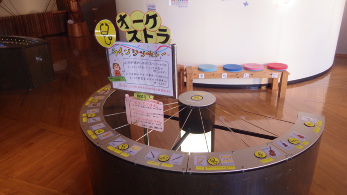 道の駅「奥大井音戯の郷」のラインシンフォニー
