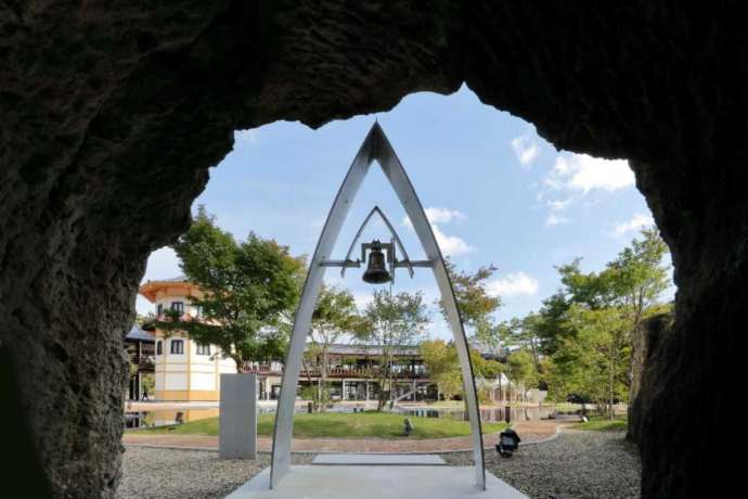 カリヨンベルから眺める離宮庭園