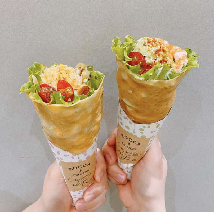 「ROCCA&FRIENDS CREPERIE to TEA 名古屋店」のお食事クレープ