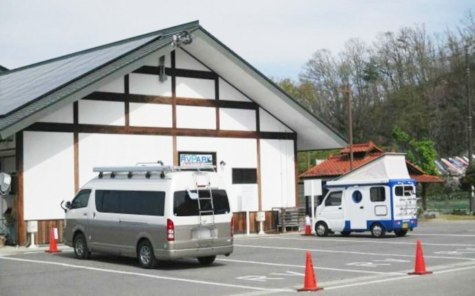 道の駅「たかはた」にあるRV車専用の駐車場