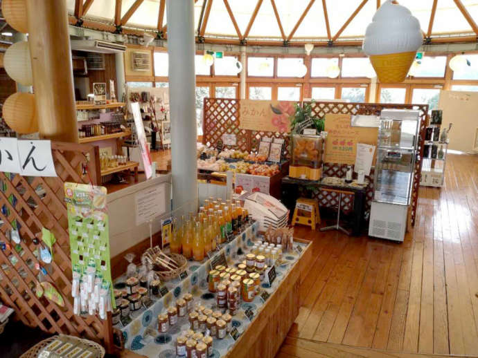 道の駅さいかいのお土産品売り場