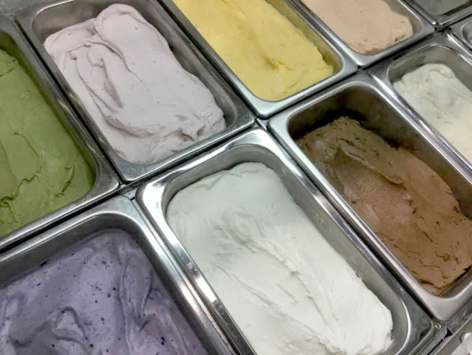 道の駅さいかいで販売している手作りジェラート