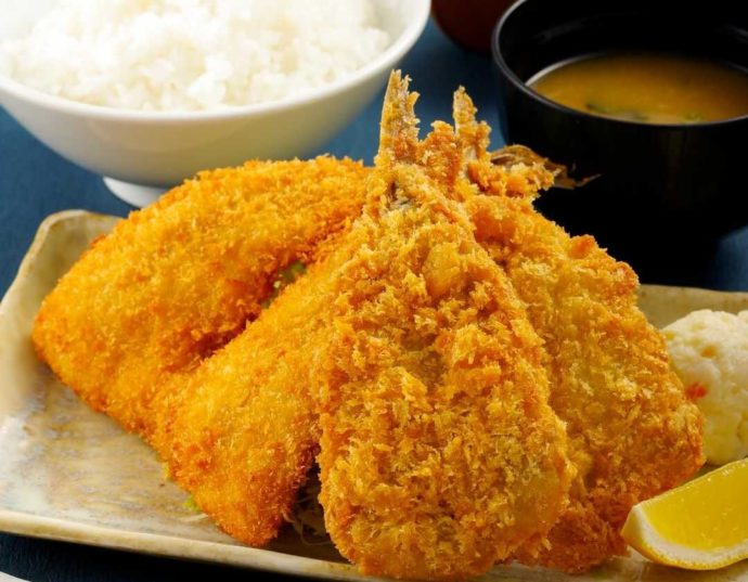 道の駅させぼっくす99で味わえるアジフライ