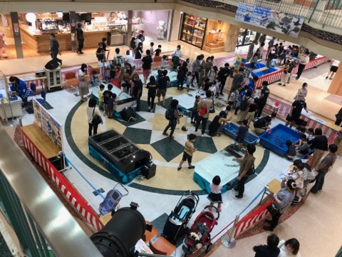 「シーモール下関」で開催されるミニ水族館イベント