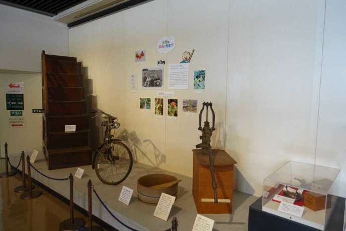 水戸市立博物館の常設展の民族部門の展示